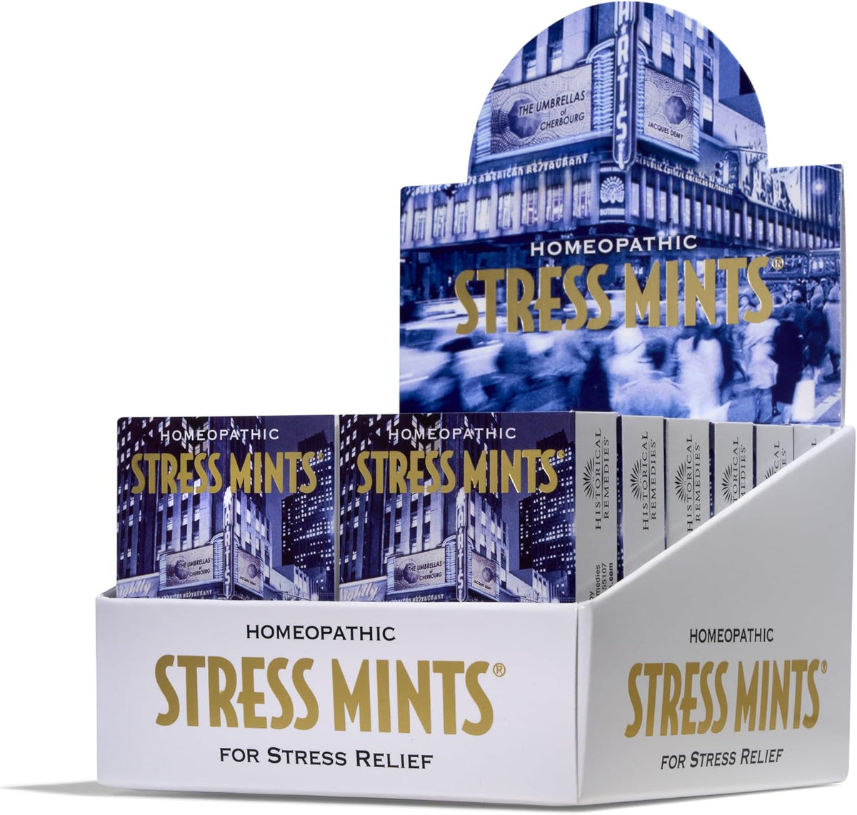 Historical Remedies - Stress Mints (12 Pack) | Homeopathic Stress Aid
