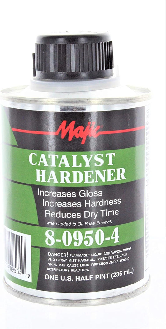 Majic, 30679 Accelerator Hardener, 1/2 pint, Clear