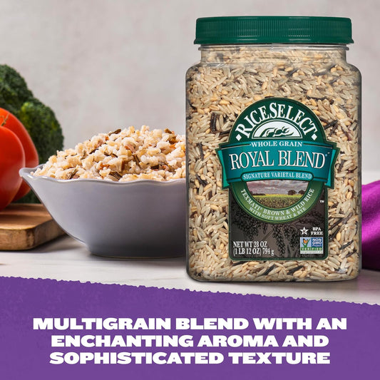 RiceSelect, Texmati Brown & Wild Rice Royal Blend, 28 Ounce (Pack of 1)