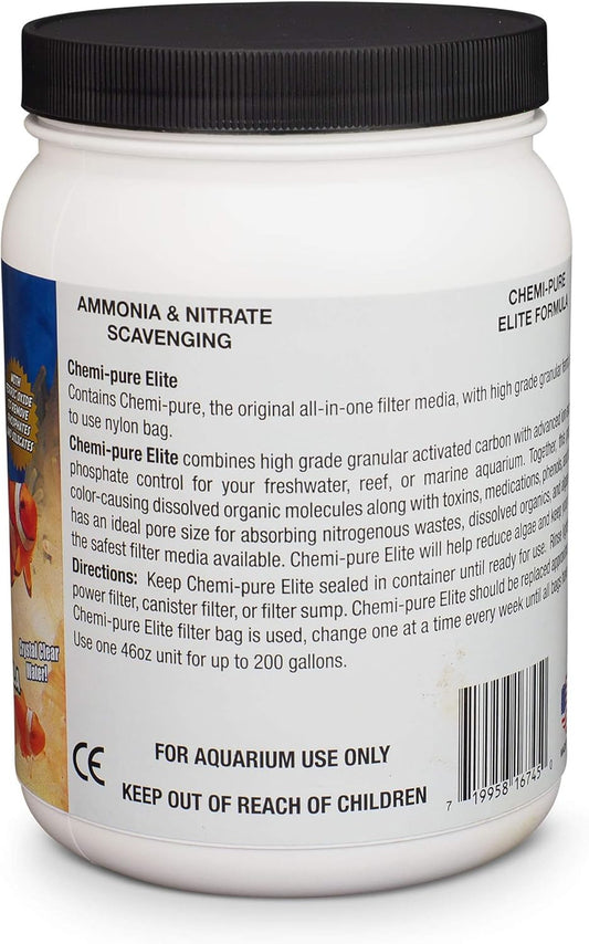 Boyd Enterprises, ABE16745 Chemipure Elite Grande for Aquarium, 46 Oz. (1332g)
