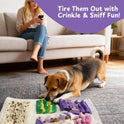 Nocciola, Dog Snuffle Toy, Blueberry Cake Snuffle Mat for Puppies Puzzle Puppy Toy with Crinkle, Hide and Seek Interactive Enrichment Toys for Small Medium Dogs, Dog Gift Birthday Cake Toy