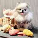 Nocciola, Stuffed Pig Dog Toys: Hide and Seek Funny Squeaky Crinkle Plush Dog Chew Toys for Small Medium Breed, Cognitive Training Pet Enrichment Gifts Supplies