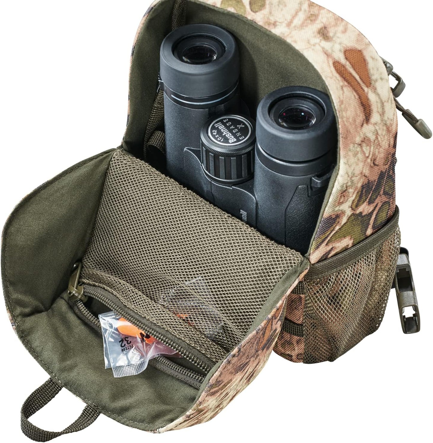 Butler Creek, Featherlight Bino Caddy (X-Large (12x50))_16131, Magnetic Lid, Phone Storage Pocket, Webbing for Accessories