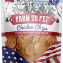 Farm To Pet, Dog Training Treats - Chicken Chips, Single Ingredient, Lean, All Natural, Healthy Dog Treats for Small, Medium, Large Dog Breeds, & Puppies, Made in USA