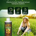 Foxfarm, Bushdoctor Kangaroots Liquid Root Drench - Root Inoculant to Develop Root Mass, Full of Microbes and Nutrients Formula for Hydroponic & Soil Application - NPK 0.8-0.1-0.03 (Pint)