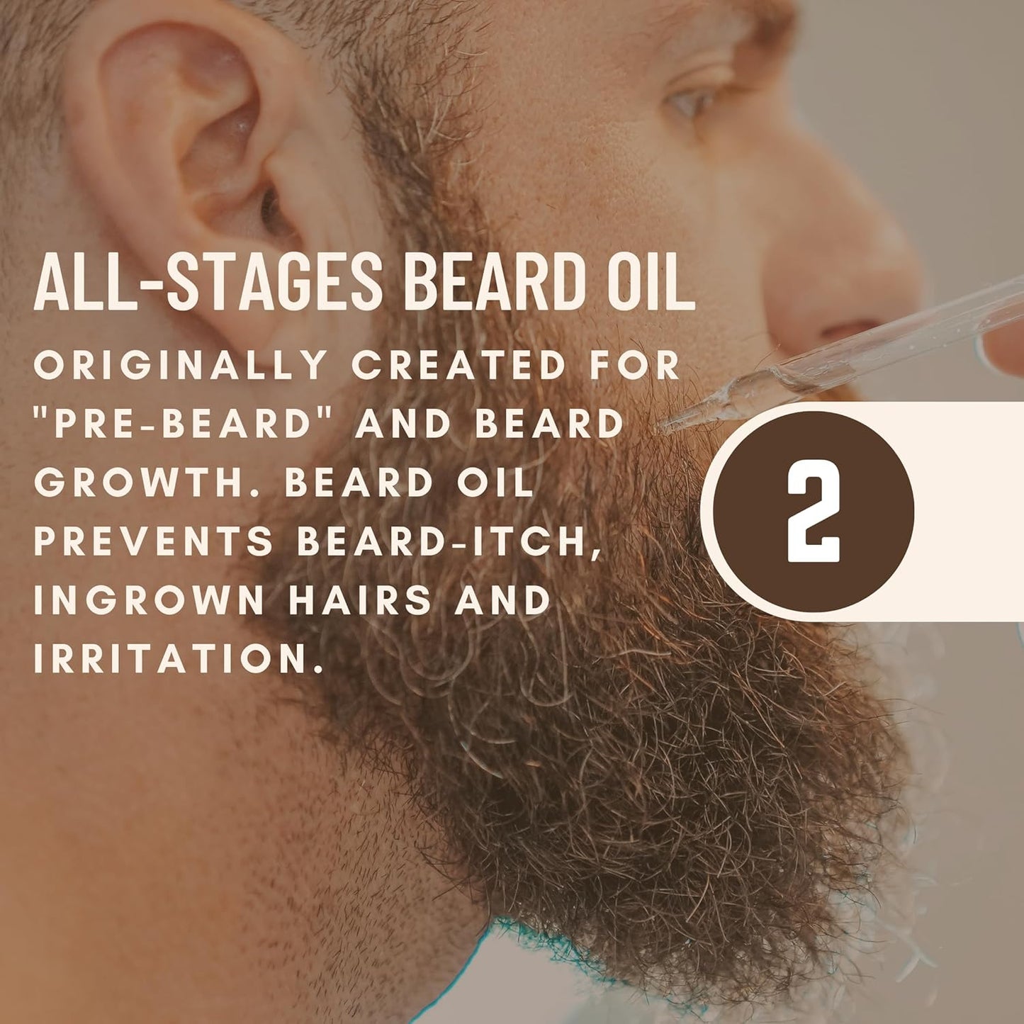 Johnny Slicks, Organic Beard Oil | Moisturize, Soften, Promote Hair Growth, Reduce Itch (US Made, Veteran Owned Handcrafted with Clean Ingredients), Rugged