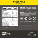 MTN OPS, Ignite Sugar Free Energy Drink Powder with 200mg Caffeine, Nootropic Blend for Energy, Focus & Endurance, L Arginine & L Citrulline Pre Workout, 45 Servings, Pineapple