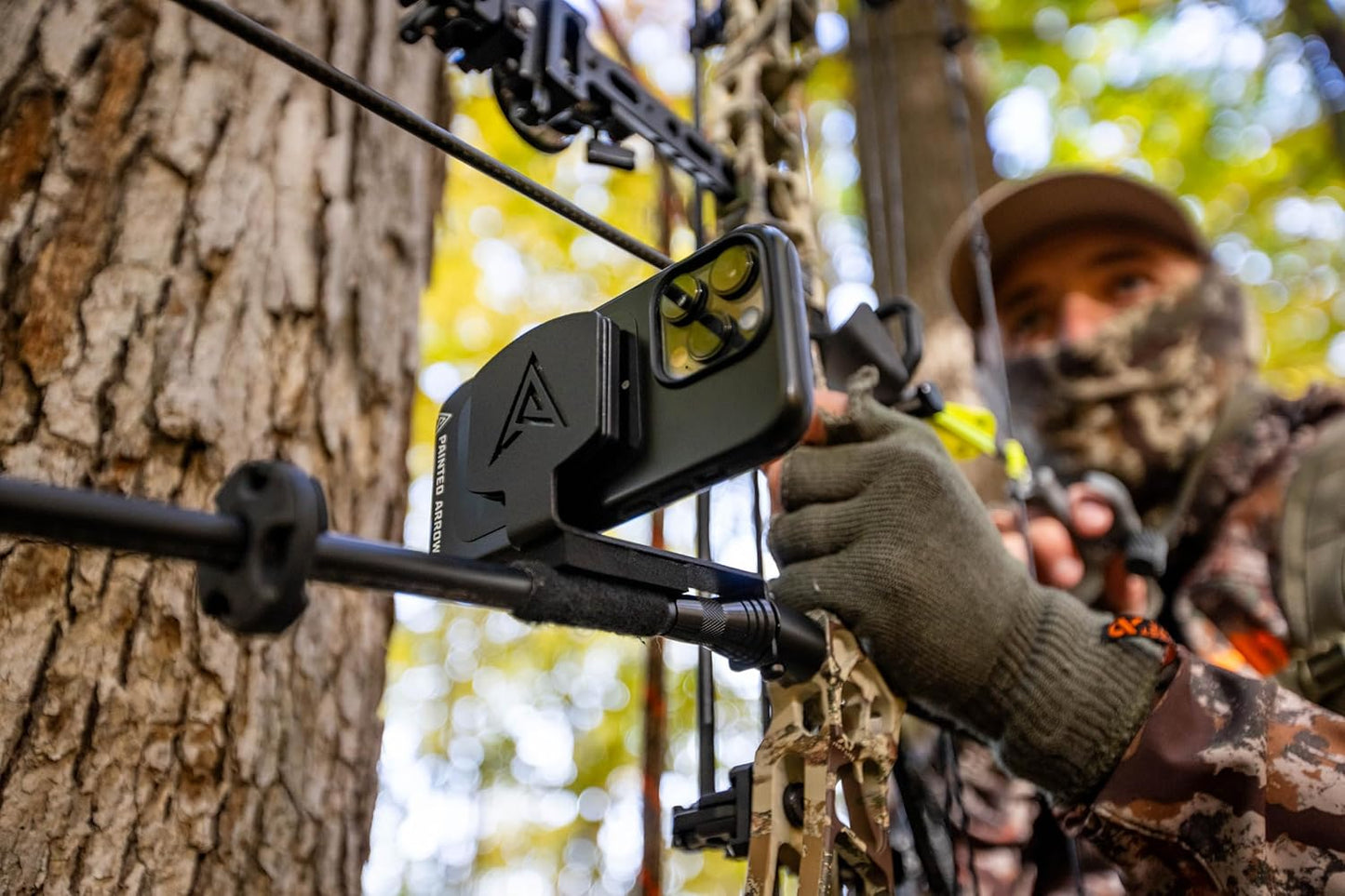Painted Arrow, MAG-PRO PLUS Compound Bow Universal Magnetic Smartphone Mount