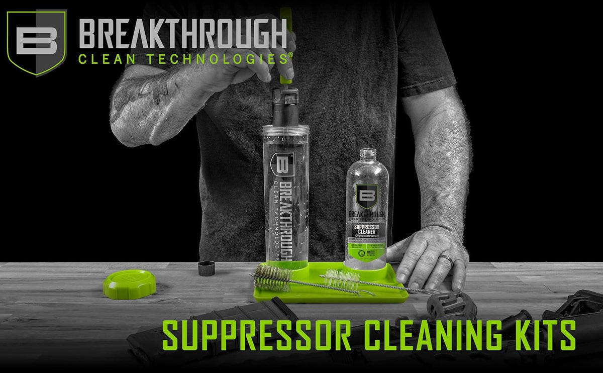 Breakthrough Clean Breakthrough Clean Technologies®, Suppressor Cleaning Kit, 16oz. – New ...