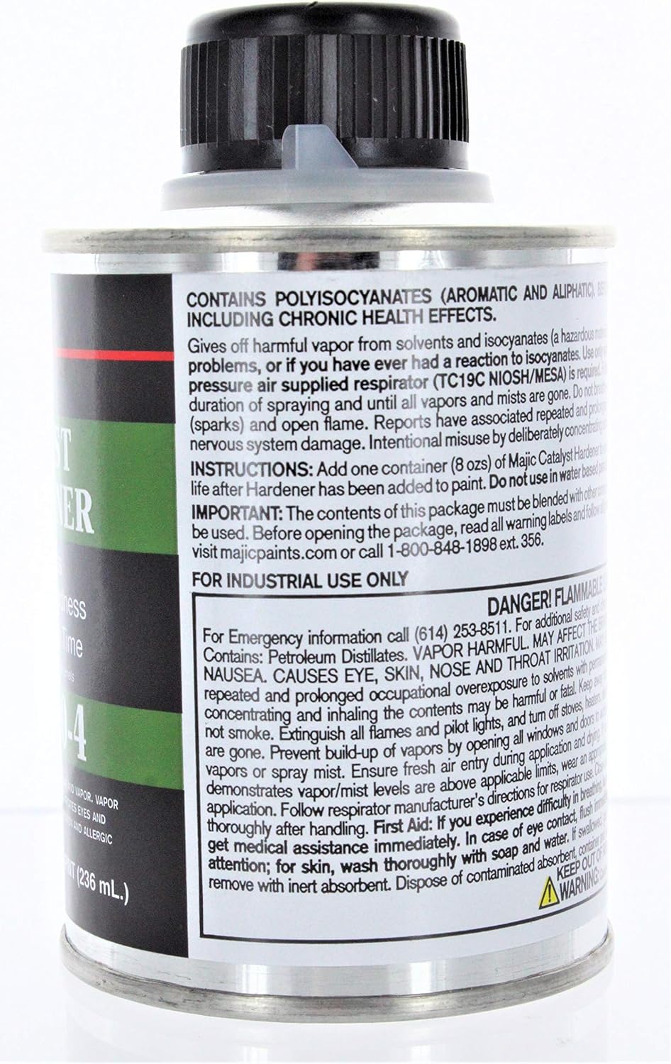 Majic, 30679 Accelerator Hardener, 1/2 pint, Clear