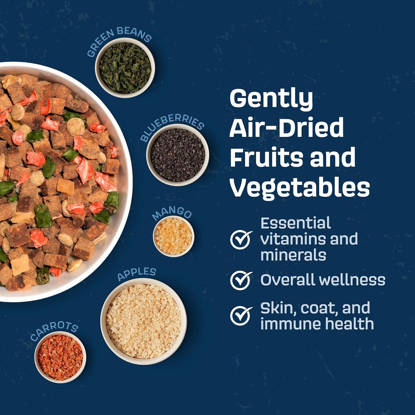 NAAVI, Natural Dog Food - Slow-Roasted Beef Bowl with Ancient Grains, Vegetables & Fruits - Ideal Wet/Dry Meal or Premium Dog Food Toppers for Picky Eaters (4 lbs)