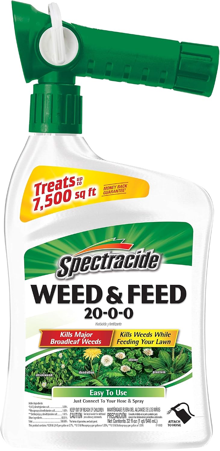 Spectracide, Weed & Feed 20-0-0 (Ready-to-Spray) (32 fl oz), 1 pack