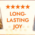 Tibetan Yak Cheese Dog Chew, Sticks (2 Medium Chews) - Natural, Handmade, Long-Lasting, Easy to Digest, Ideal for Medium Dogs and Aggressive Chewers, Rawhide, Grain and Gluten Free, Keeps Dogs Busy