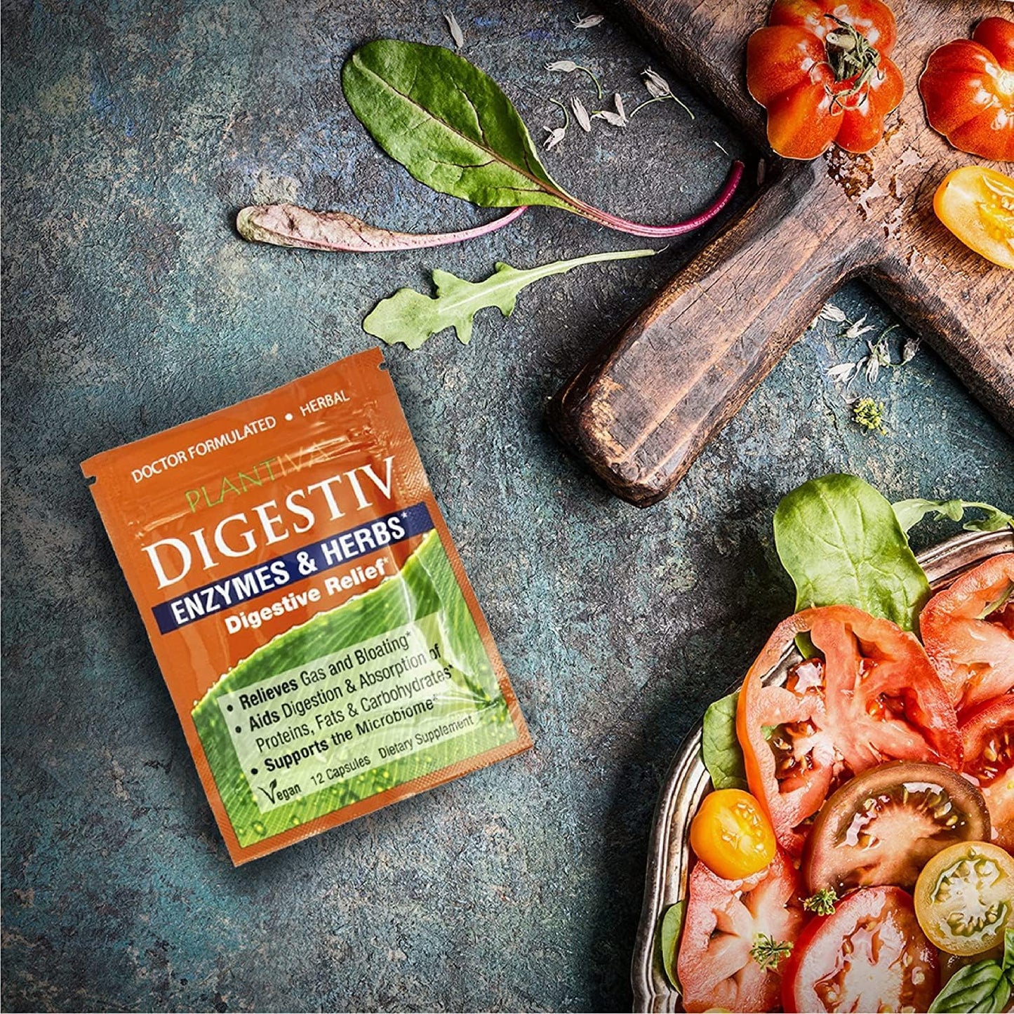 Plantiva, Digestiv - (60 Capsules) Clinically Developed Combination of Natural Ingredients to Help Maintain Effective Digestion (60 Capsules)