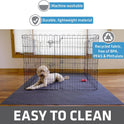 Drymate Dog Playpen Mat, Absorbent, Waterproof, Non-Slip, Machine Washable, XL Size (60” x 74”), Reusable Puppy Pad for Training, Whelping, Housebreaking, Incontinence, and Crate/Kennel (USA Made)