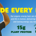 Kate’s, Real Food Organic Protein Bars – (Peanut Butter Cup, 2.2 oz, Pack of 12) – Plant Based Protein Bars - Gluten Free, Soy Free, Non GMO, Whole Grains, and All Natural | bike-handlebars