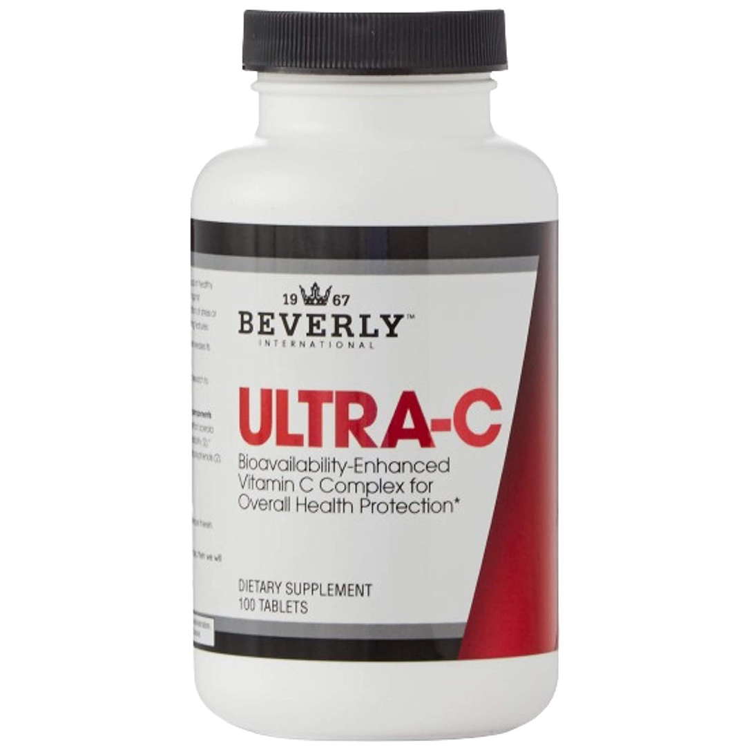 Beverly International Ultra-C, 100 Sustained-Release Vitamin C Tabs. Support Immune Health, Antioxidant Levels and Protect Against Exercise Induced Muscle Damage. Pharmaceutical grade, Boost your C!