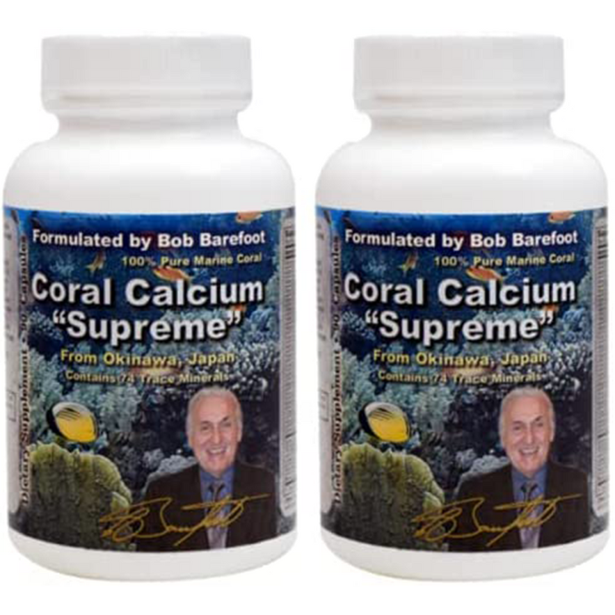 Bobs Best, Coral Calcium Supreme 90 Count (Pack of 2)
