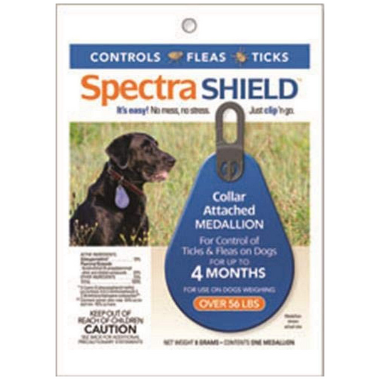 Durvet, Spectra Shield Collar Attached Medallion, 56-Pound and Over
