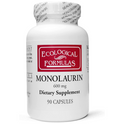 Ecological Formulas, Monolaurin 600 mg, Creamy White, 90 Count (MONOL-600-90)