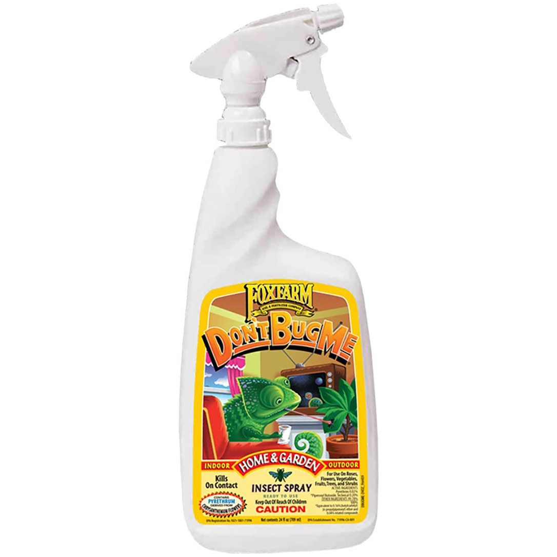 FoxFarm, FX14018 Don't Bug Me Pyrethrin Spray Liquid Nutrients, 24-Ounce, White