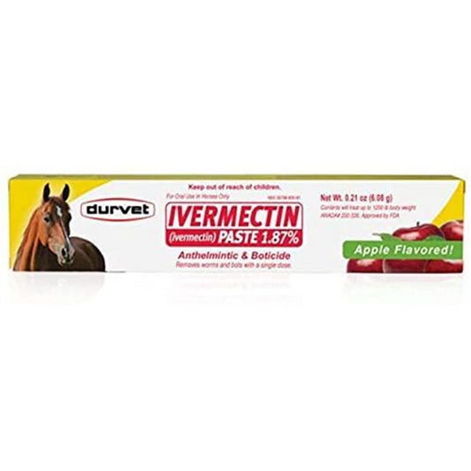 Ivermectin, Paste - Horse Wormer 1 Tube 6.08 Grams (3-Pack)