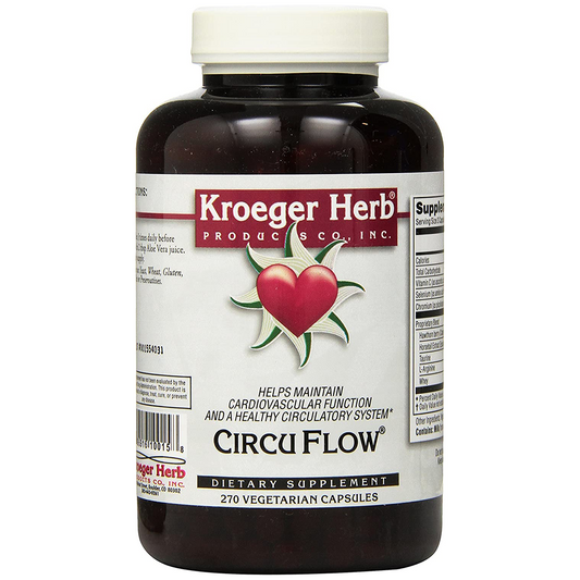 Kroeger Herb, Circuflow Capsules, 270 Count