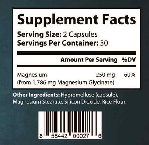 Bob's Best -Magnesium Glycinate 250 Mg