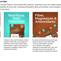 Navitas Organics, Cacao Sweet Nibs, 4oz. Bag, 28 Servings — Organic, Non-GMO, Gluten-Free