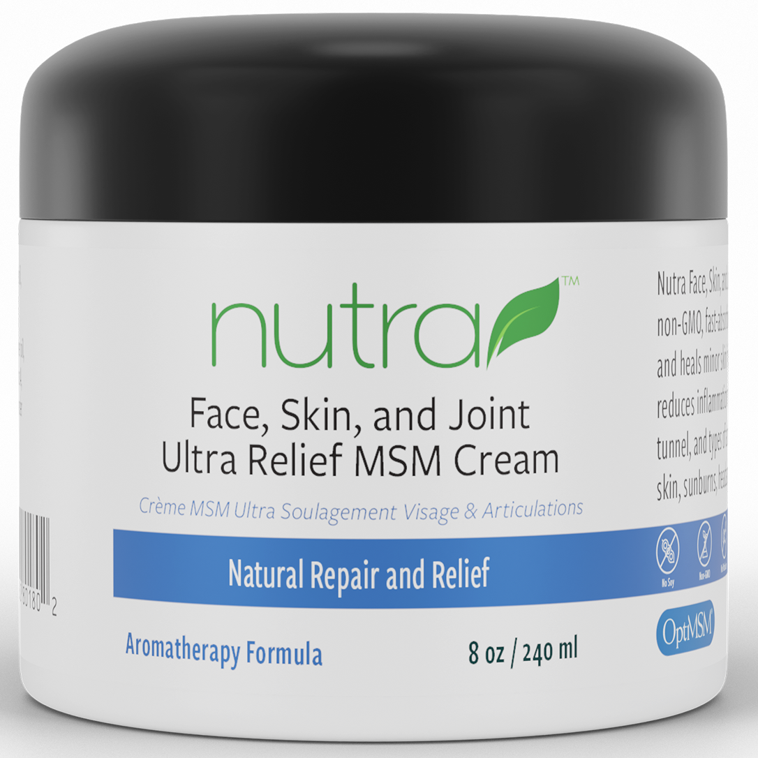 Nutra Health,  Face, Skin & Joint Ultra Relief Cream  8 oz (240ml) Cream