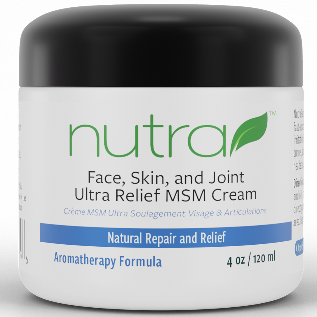 Nutra Health,  Face, Skin & Joint Ultra Relief Cream 4 oz (120ml) Jar