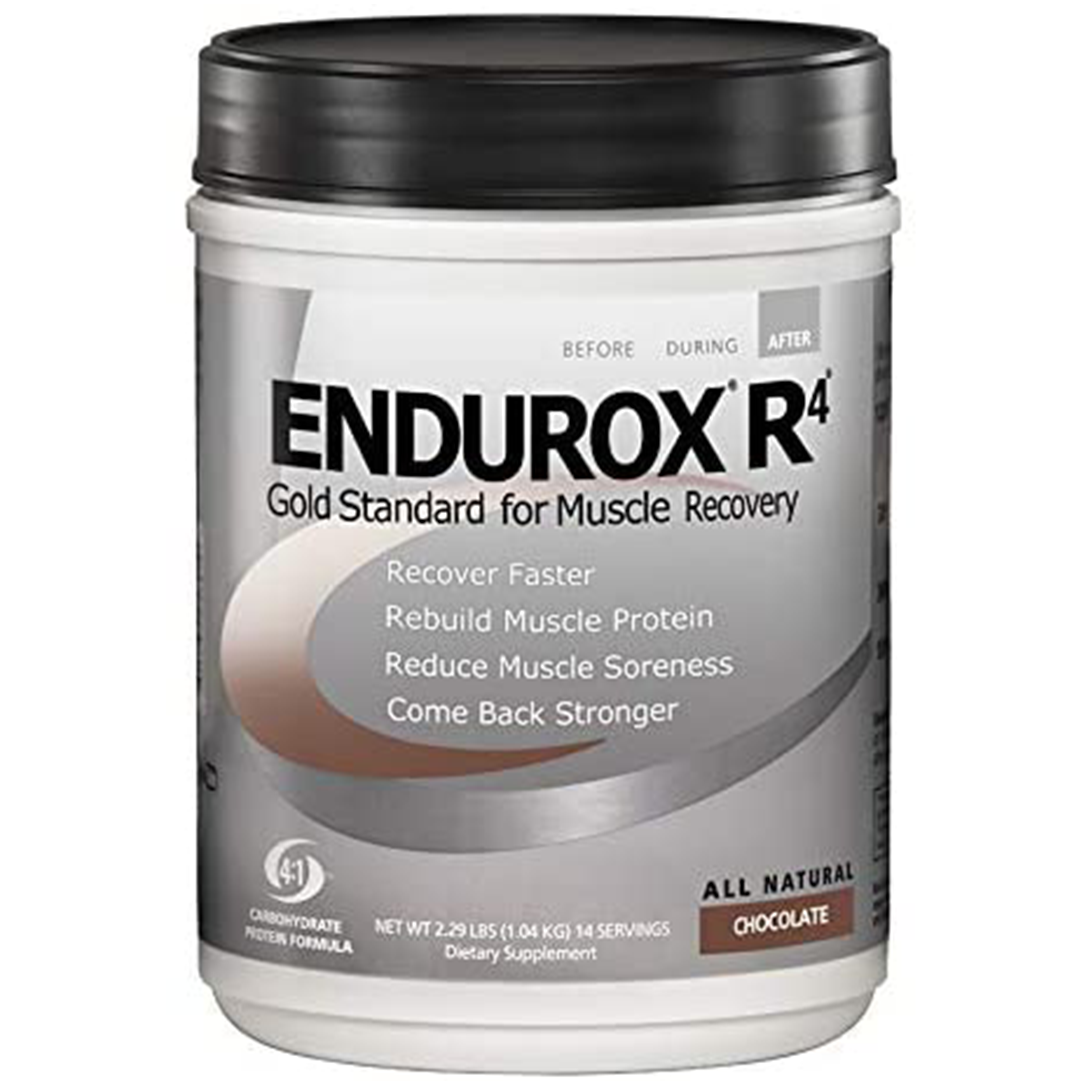 PacificHealth Endurox R4, Post Workout Recovery Drink Mix with Protein, Carbs, Electrolytes and Antioxidants for Superior Muscle Recovery, Net Wt. 2.29 lb, 14 Serving (Chocolate)