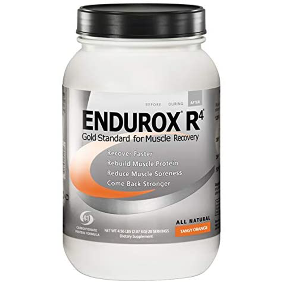 PacificHealth Endurox R4, Post Workout Recovery Drink Mix with Protein, Carbs, Electrolytes and Antioxidants for Superior Muscle Recovery, Net Wt. 4.56 lb, 28 Serving (Tangy Orange)