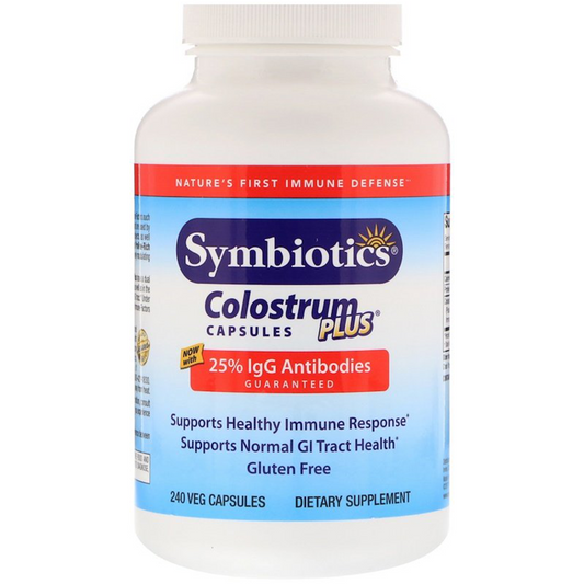 Symbiotics Colostrum Capsules Plus, Supports Healthy Immune Response (240 Capsules)
