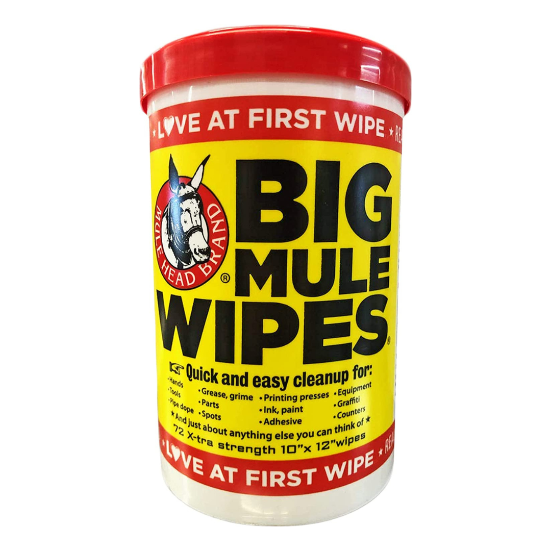 Mule Head Brand Big Mule Wipes MHPBMW6