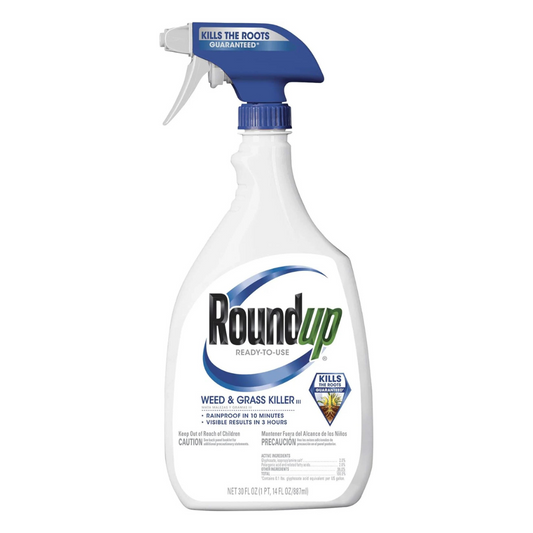 Roundup, 5003410 Weed and Grass Killer III Ready-to-Use Trigger Spray, 30-Ounce