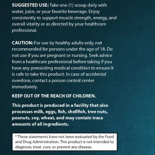 Bob's Best - Vital Creatine 10.5oz