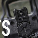 Magpul, MBUS Flip-Up Backup Sights, Black, Rear Sight