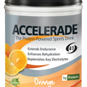 Accelerade PacificHealth, All Natural Sport Hydration Drink Mix with Protein, Carbs, and Electrolytes for Superior Energy Replenishment - Net Wt. 2.06 lb., 30 Serving (Orange)