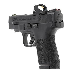 Crimson Trace, CTS-1550 Ultra Compact Open Reflex Pistol Sight with LED 3.0 MOA Red Dot and Integrated Co-Witness for Handguns