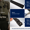 Nexbelt, Titan Ratchet EDC Tactical Gun Belt – 1.5" Micro-Adjustable Strap, Quick-Release, Fits Up to 50" Waist, IWB/OWB