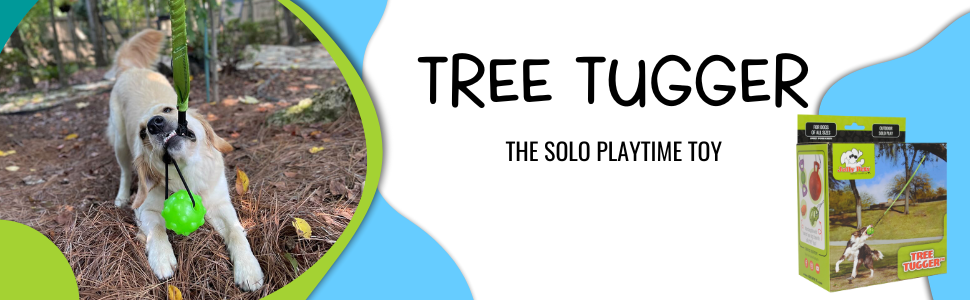 Jolly Pets, Tree Tugger For Dog, Green