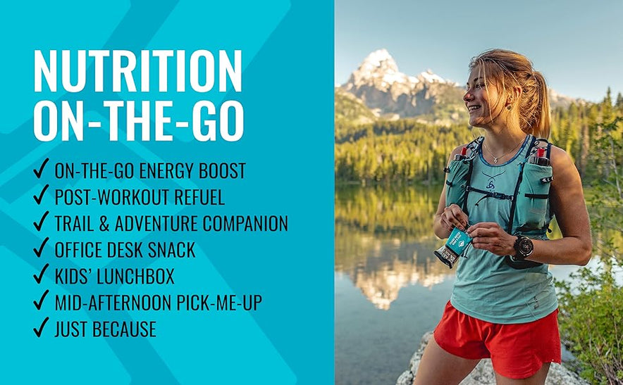 Kate’s Real Food, Organic Granola Bars - Peanut Butter Milk Chocolate (2.2 oz, Pack of 12) Organic Energy Bars with Gluten Free Oats - Non GMO, Soy Free, Whole Grains, and All Natural - Healthy Snacks