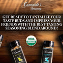 Carmalete's, Organic Taco Seasoning Mix - Mexican Spice Blend, Made for Tacos, Fajitas, Tortilla Wrap, Beef, Chicken, Pork, Fish or Shrimp, Nachos and Dips - 3oz