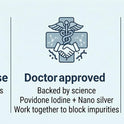 Sinol, Viral Defense Nasal Spray - Defend Against Airborne Germs and Viruses - Iodine Nasal Spray, Colloidal Silver, Vitamin C to Boost Immunity - for Work, Travel, Indoor Gatherings - 114 Sprays