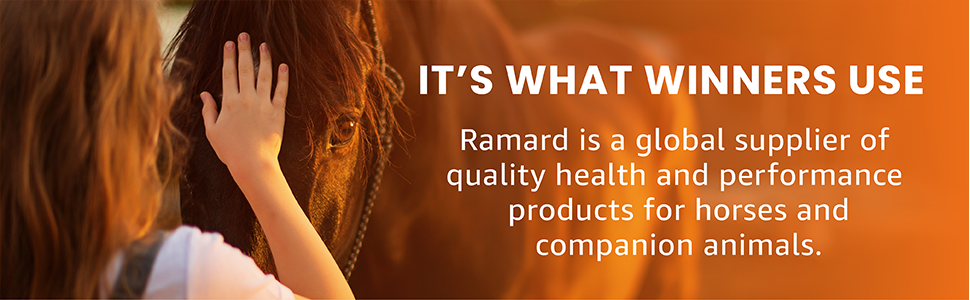 Ramard, Total Gut Health Equine Digestive Support - Equine Gut Health Supplement Probiotics for Horses, Healthy Gut Vitamins, Gastric Relief, Optimum Digestive Health for Horses 1.12lb, 30-Day Supply