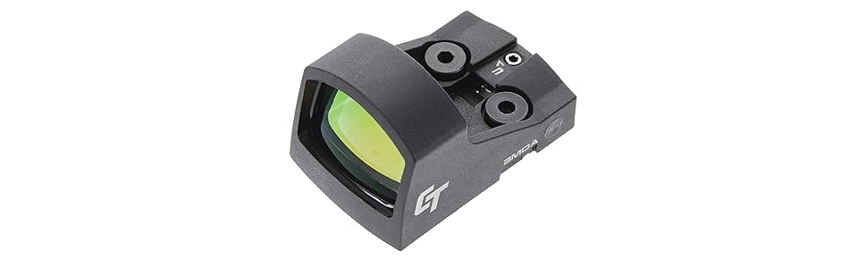 Crimson Trace, CTS-1550 Ultra Compact Open Reflex Pistol Sight with LED 3.0 MOA Red Dot and Integrated Co-Witness for Handguns