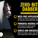 PYRANHA, Zero-Bite All Natural Fly Spray - Ready to Use Water Based Repellent for Horses, Dogs, Cats, Ferrets, Caged Pets, Livestock | Repels Flies, Gnats, Mosquitoes, No-See-UMS