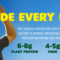 Kate’s, Real Food Organic Granola Bars - Dark Chocolate Cherry & Almond (2.2 oz, Pack of 12) - Organic Energy Bars Made with Gluten Free Oats - Non GMO, Soy Free, Whole Grains, and All Natural - Healthy Snacks