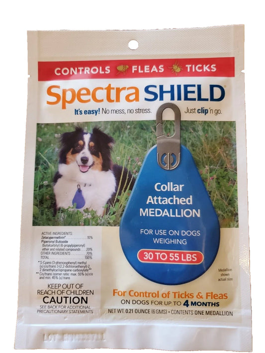 Durvet, Spectra Shield Collar Attached Medallion, 30 to 55-Pound
